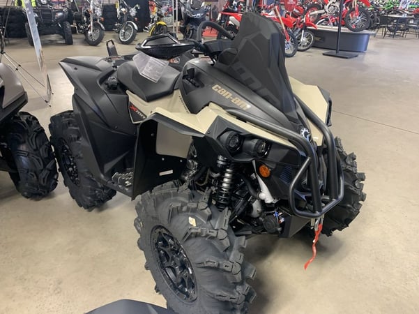 2022 Can-Am Renegade parked at RideNow Powersports showroom
