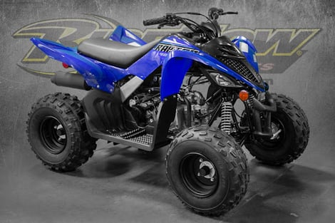 Blue Yamaha Raptor 90 for Exciting Off-Road Adventures-1