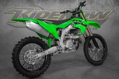 Lime Green Dirt Bike: Kawasaki KX450F showcased at RideNow