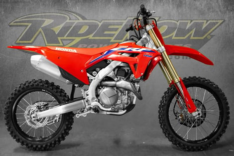 Orange Dirt Bike: Honda CRF450R Showcased at RideNow