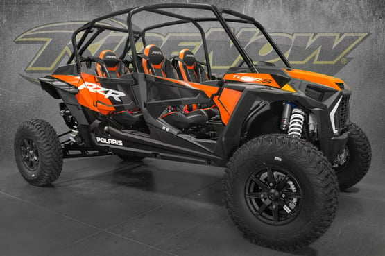 Side by Sides - Orange Polaris RZR XP 2 Turbo EPS and XP 4 Turbo EPS Off-Road Vehicles