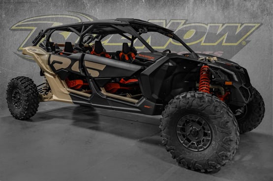 Side by Sides - Tan and Black Can-Am Maverick X3 MAX DS Turbo Off-Road Vehicle