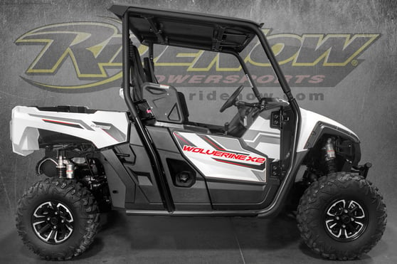 White Yamaha Wolverine Side by Sides - Versatile Off-Road Utility Vehicles