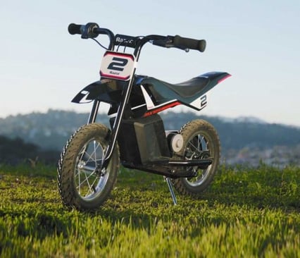 Black MX125 Dirt Rocket Kids Dirt Bike, Unleashing Excitement for Young Off-Road Adventurers